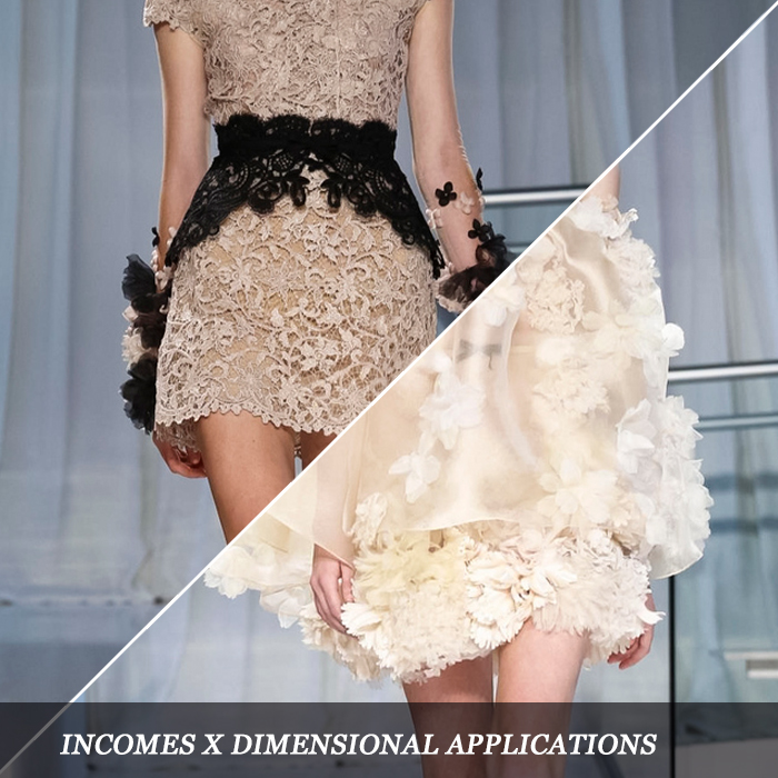 INCOMES X DIMENSIONAL APPLICATIONS