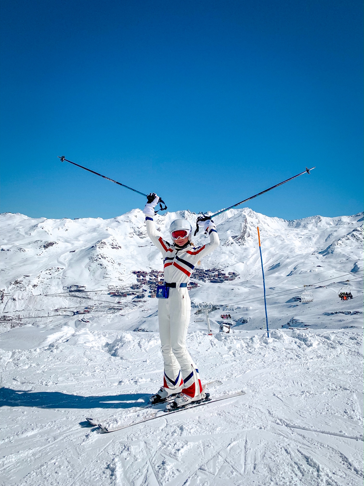 Thássia esqui Val Thorens